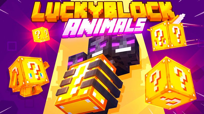 Lucky Block Animals on the Minecraft Marketplace by Mine-North