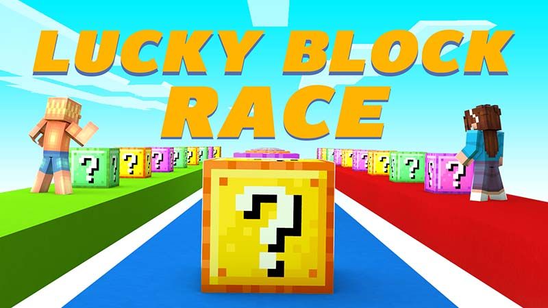 Lucky Block Race on the Minecraft Marketplace by Mine-North