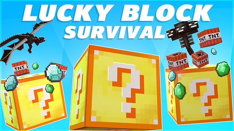 Lucky Block Survival on the Minecraft Marketplace by Mine-North