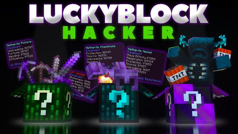 Luckyblock Hacker on the Minecraft Marketplace by Mine-North