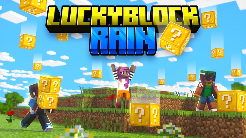 Luckyblock Rain on the Minecraft Marketplace by Mine-North