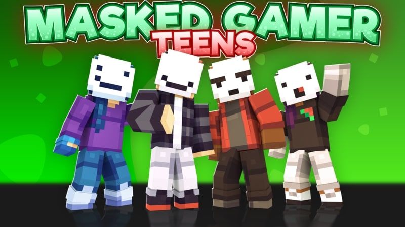 Masked Gamer Teens on the Minecraft Marketplace by Mine-North