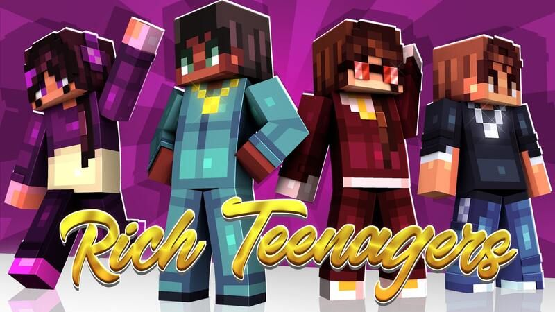 Rich Teenagers on the Minecraft Marketplace by Mine-North