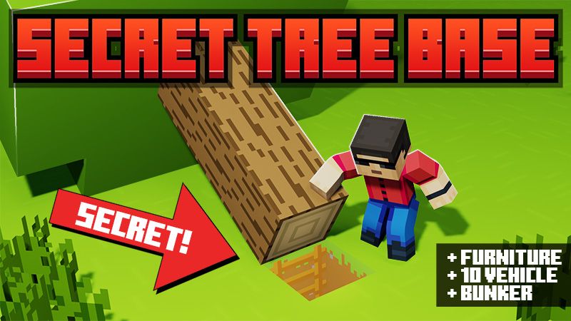 Secret Tree Base on the Minecraft Marketplace by Mine-North