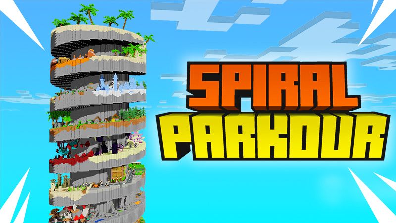 Spiral Parkour on the Minecraft Marketplace by Mine-North