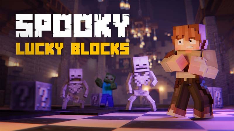 Spooky Lucky Blocks on the Minecraft Marketplace by Mine-North