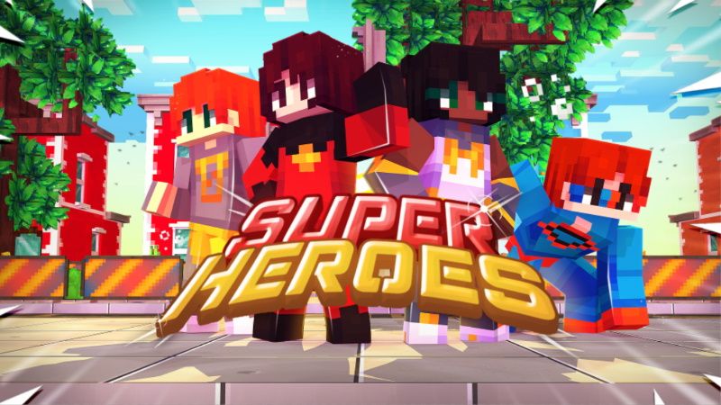 Superheroes on the Minecraft Marketplace by Mine-North