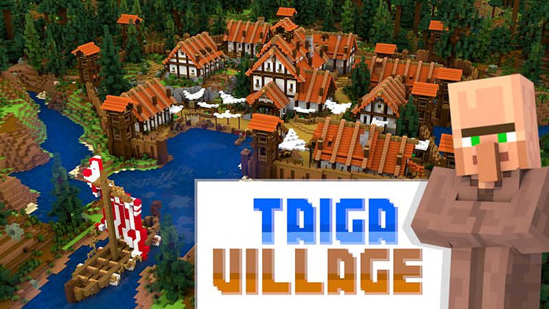 Taiga Village on the Minecraft Marketplace by Mine-North