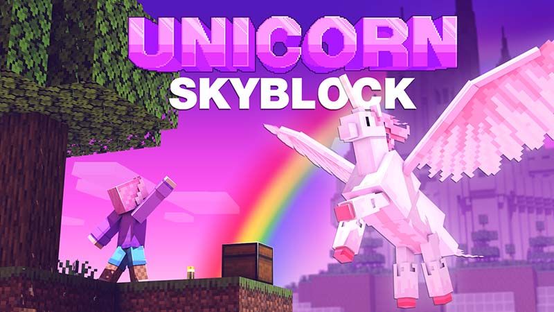 Unicorn Skyblock on the Minecraft Marketplace by Mine-North