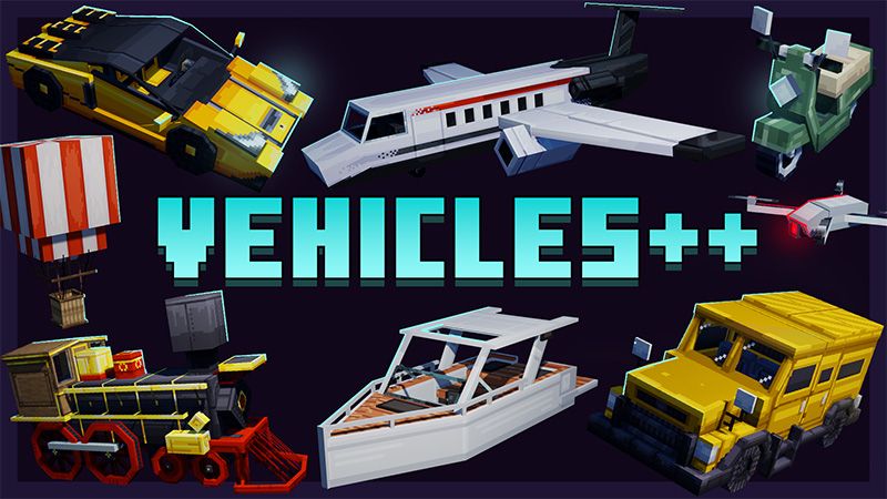 Vehicles++ on the Minecraft Marketplace by Mine-North