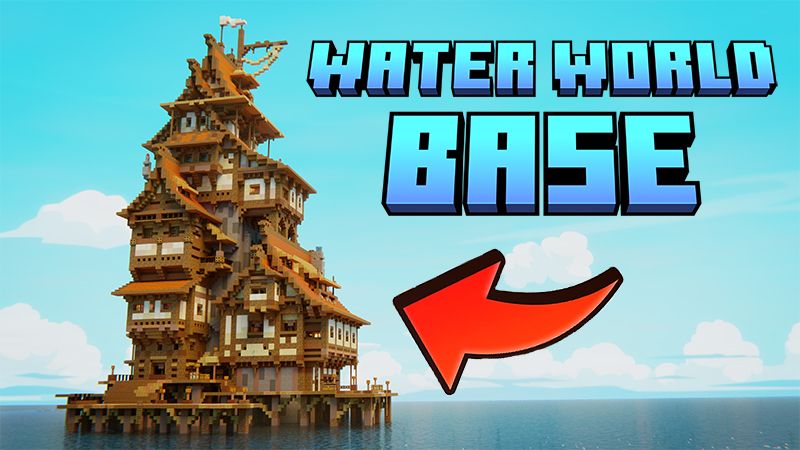 Water World Base on the Minecraft Marketplace by Mine-North