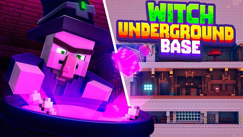 Witch Underground Base on the Minecraft Marketplace by Mine-North