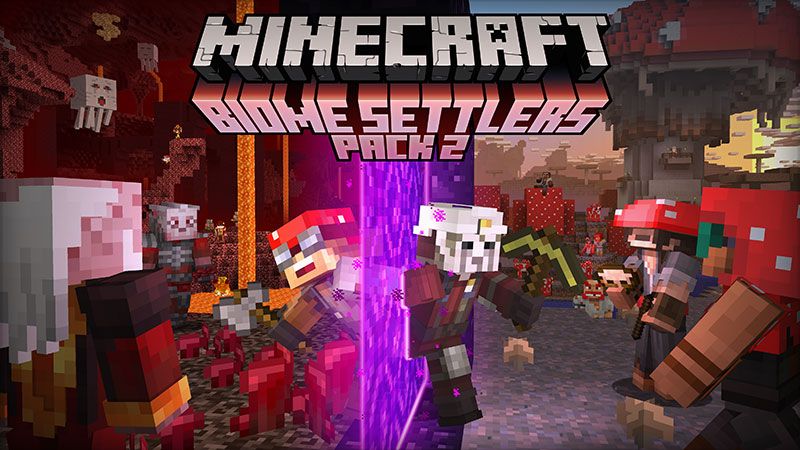 Biome Settlers Skin Pack 2 on the Minecraft Marketplace by Minecraft