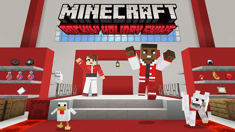 Rockin' Holiday Skins on the Minecraft Marketplace by Minecraft