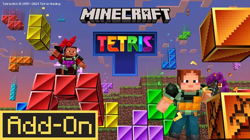 Tetris Add-On on the Minecraft Marketplace by Minecraft