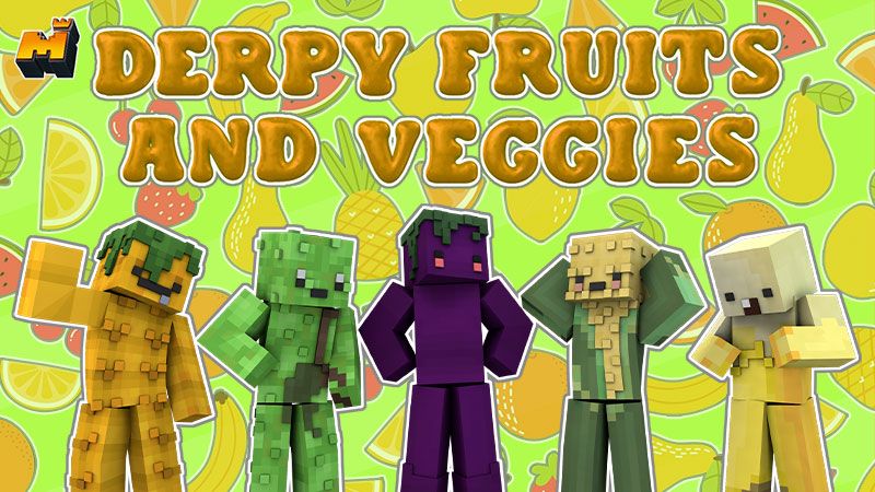 Derpy Fruits and Veggies on the Minecraft Marketplace by Mineplex