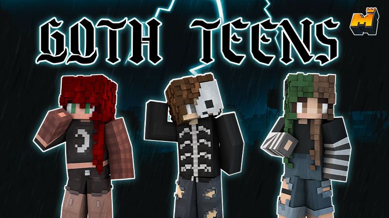 Goth Teens on the Minecraft Marketplace by Mineplex