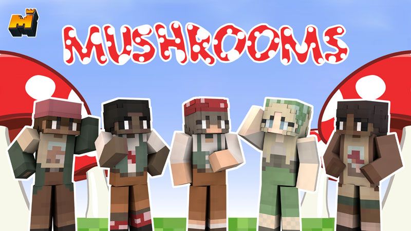 Mushrooms on the Minecraft Marketplace by Mineplex