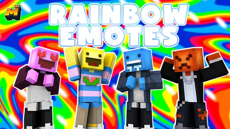 Rainbow Emotes on the Minecraft Marketplace by Mineplex