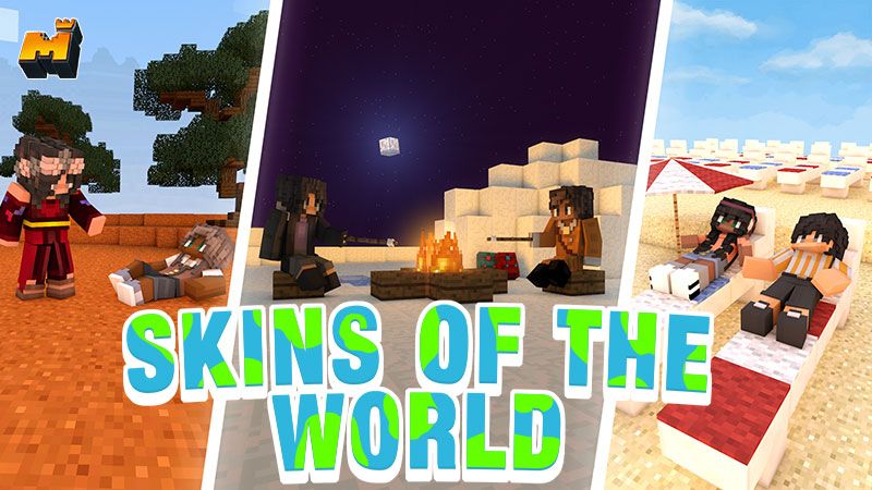 Skins of the World on the Minecraft Marketplace by Mineplex