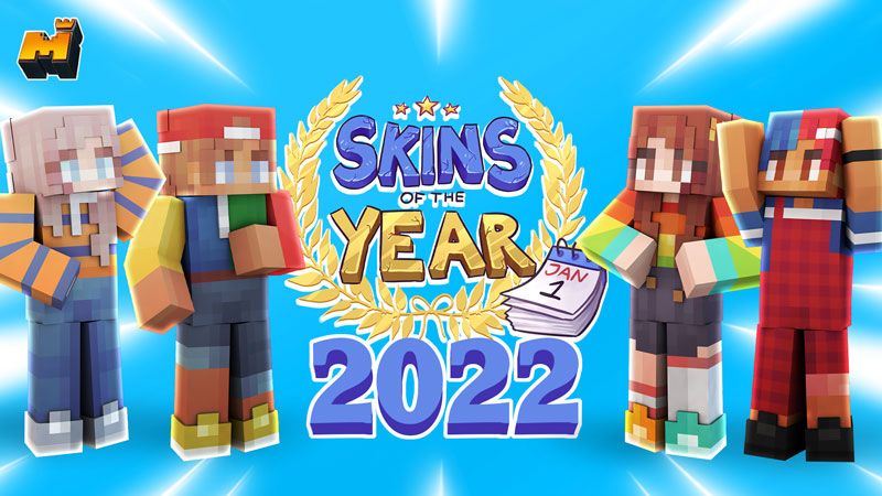 Skins of the Year 2022 on the Minecraft Marketplace by Mineplex