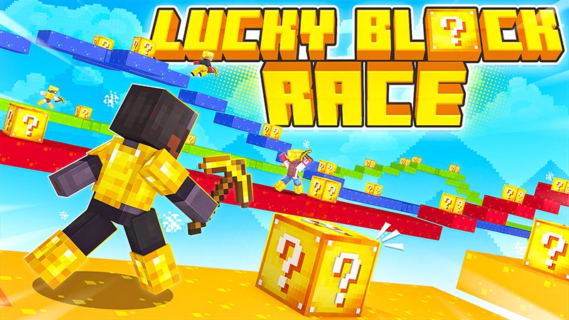 Lucky Block Race on the Minecraft Marketplace by minty