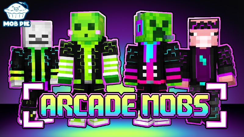 Arcade Mobs on the Minecraft Marketplace by Mob Pie