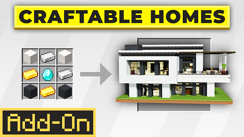 Craftable Homes Add-On on the Minecraft Marketplace by Mob Pie