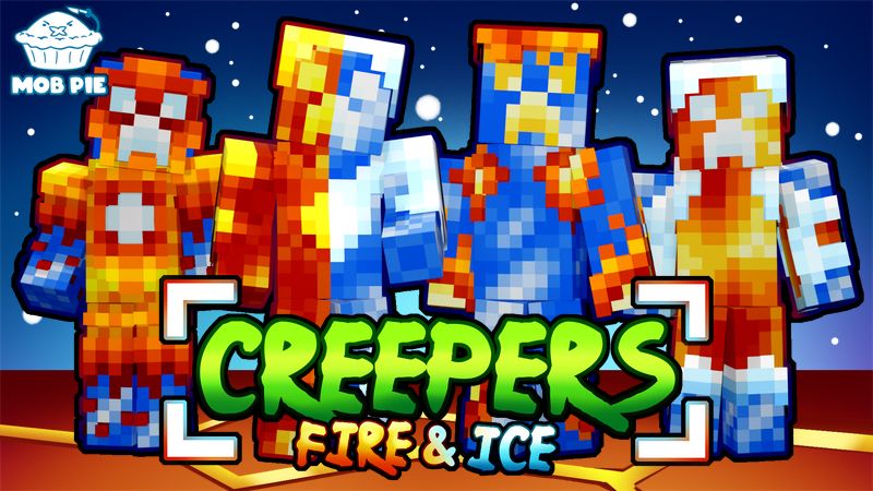 Creepers Fire & Ice on the Minecraft Marketplace by Mob Pie