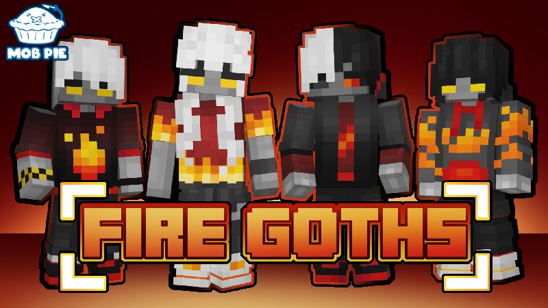 Fire Goths on the Minecraft Marketplace by Mob Pie