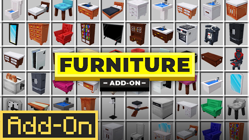 Furniture Add-On on the Minecraft Marketplace by Mob Pie