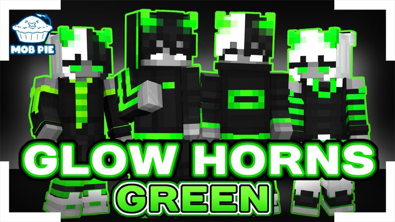 Glow Horns: Green on the Minecraft Marketplace by Mob Pie