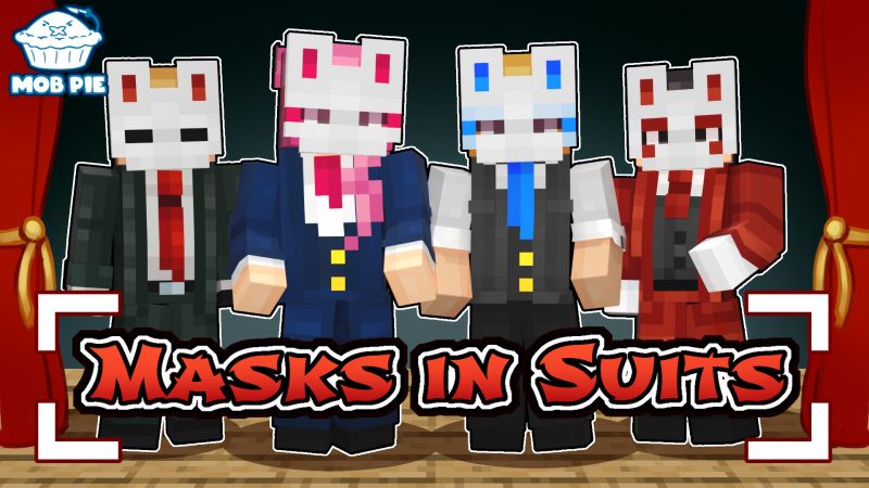 Masks In Suits on the Minecraft Marketplace by Mob Pie