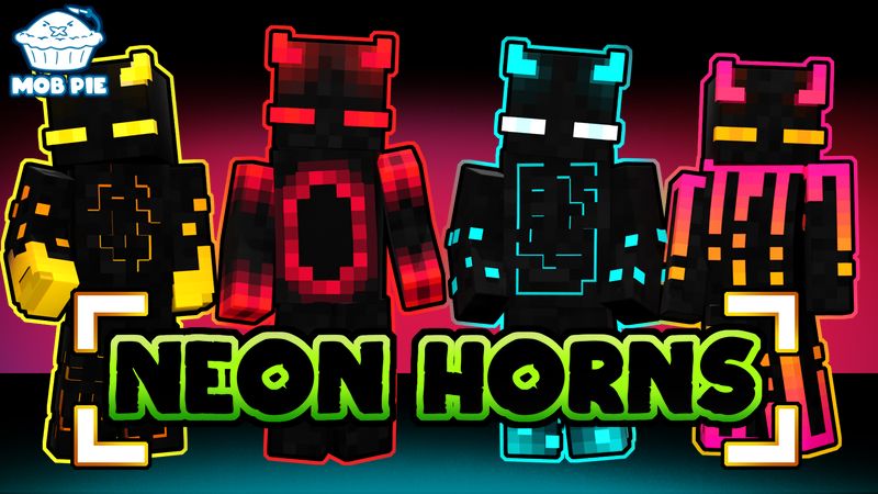 Neon Horns on the Minecraft Marketplace by Mob Pie