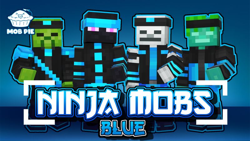 Ninja Mobs: Blue on the Minecraft Marketplace by Mob Pie