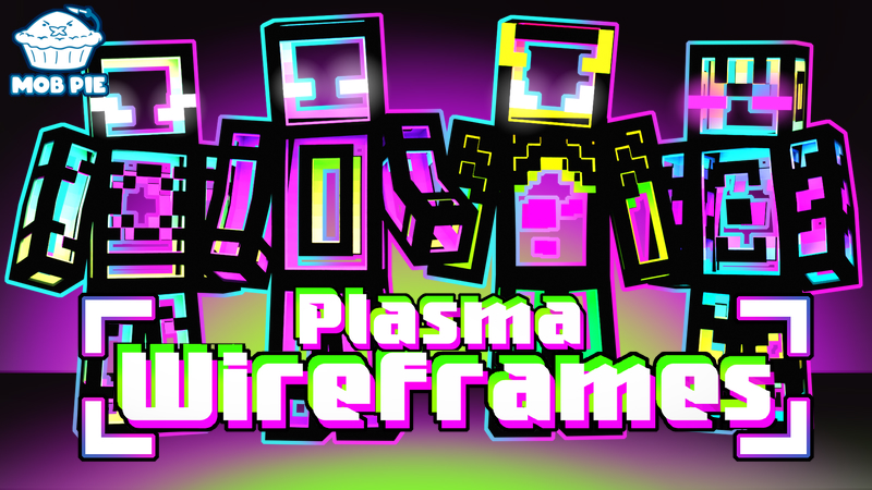 Plasma Wireframes on the Minecraft Marketplace by Mob Pie