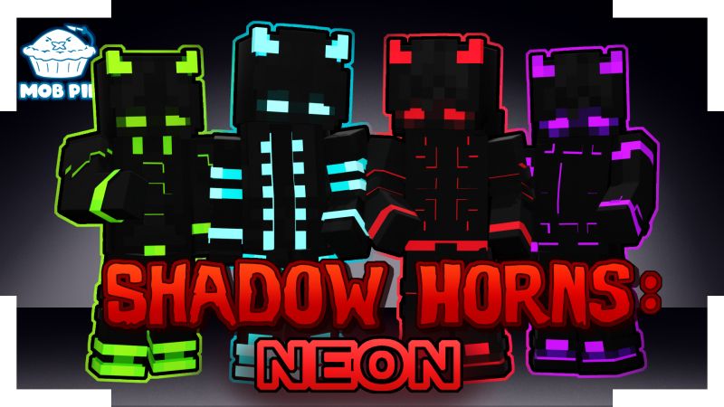 Shadow Horns: Neon on the Minecraft Marketplace by Mob Pie