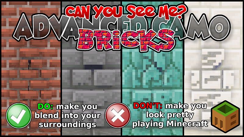 Advanced Camo Bricks on the Minecraft Marketplace by MobBlocks