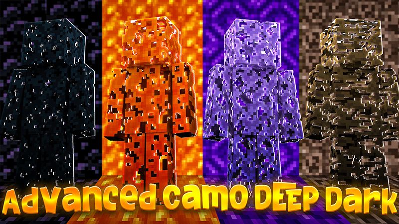 Advanced Camo Deep Dark on the Minecraft Marketplace by MobBlocks