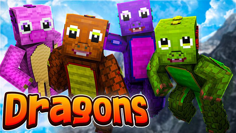 Dragons on the Minecraft Marketplace by MobBlocks