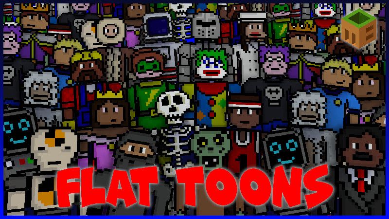 Flat Toons on the Minecraft Marketplace by MobBlocks