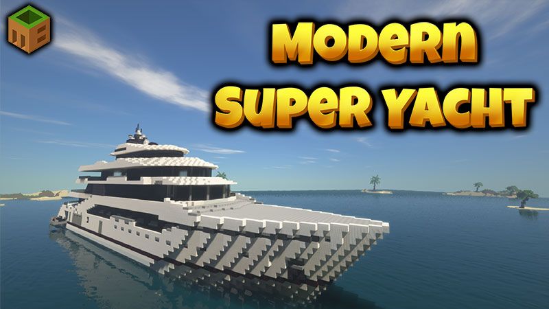 Modern Super Yacht on the Minecraft Marketplace by MobBlocks