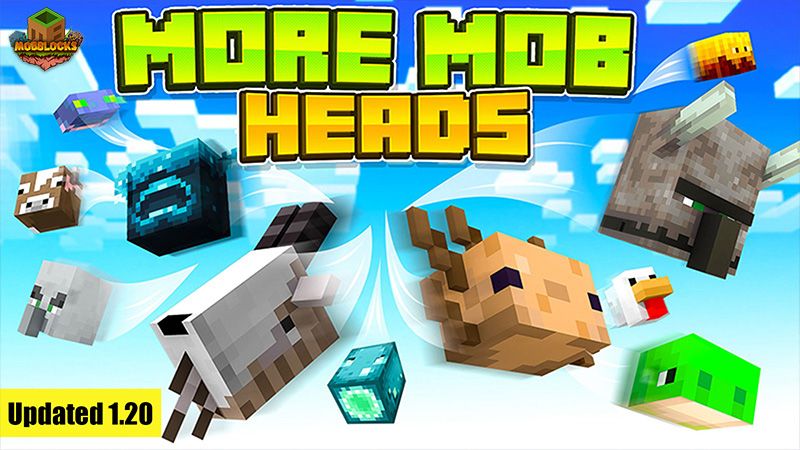 More Mob Heads on the Minecraft Marketplace by MobBlocks