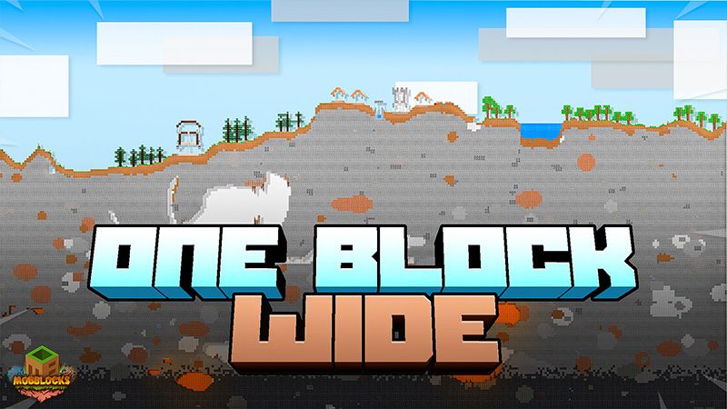 ONE BLOCK WIDE on the Minecraft Marketplace by MobBlocks