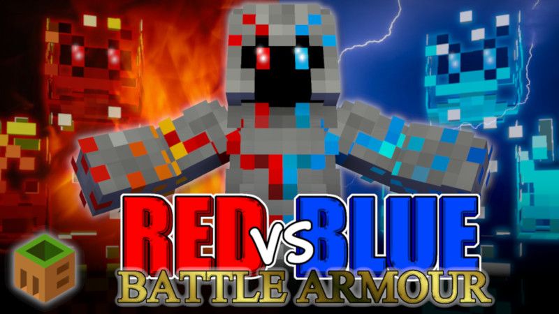 Red vs Blue Battle Armour on the Minecraft Marketplace by MobBlocks