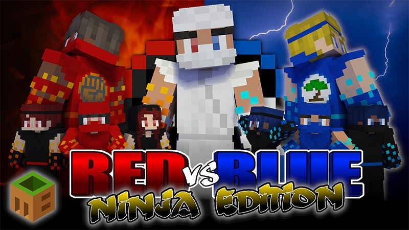 Red vs Blue Ninja Edition on the Minecraft Marketplace by MobBlocks