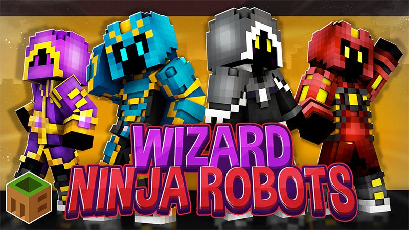 Wizards Ninjas Robots on the Minecraft Marketplace by MobBlocks