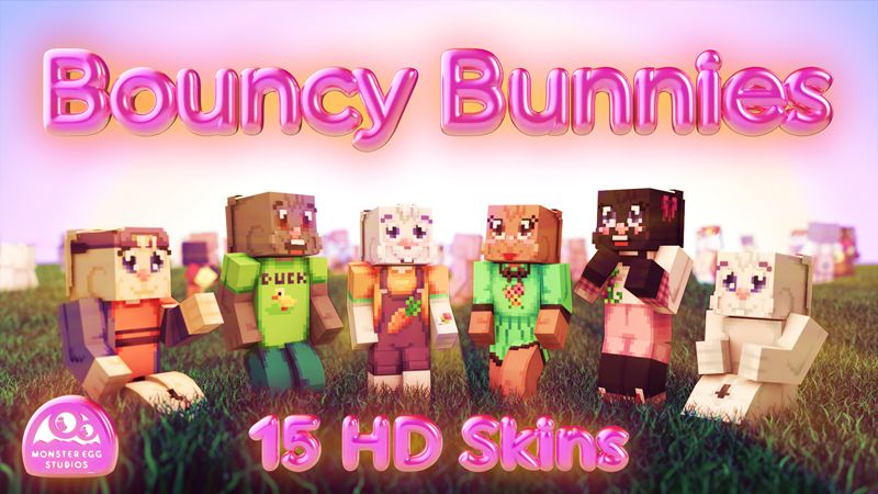 Bouncy Bunnies HD on the Minecraft Marketplace by Monster Egg Studios