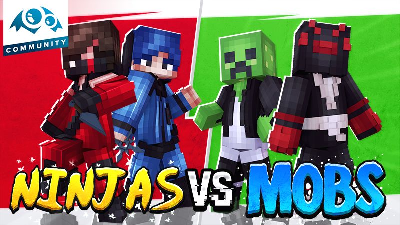 Ninjas vs Mobs on the Minecraft Marketplace by Monster Egg Studios