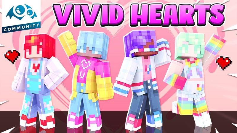 Vivid Hearts on the Minecraft Marketplace by Monster Egg Studios